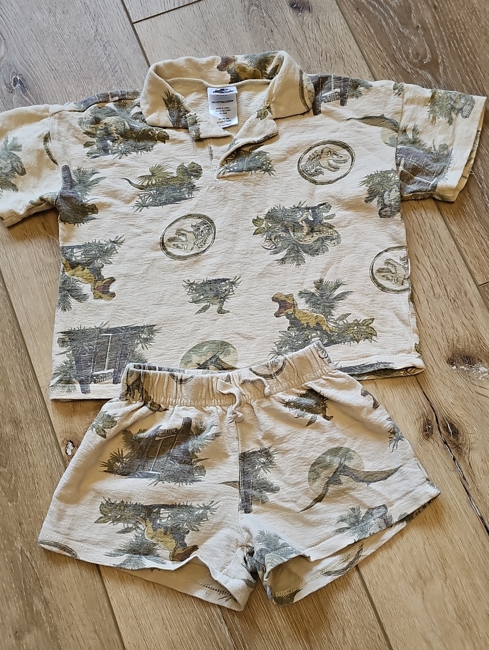 Kids Beige Jurassic World Set